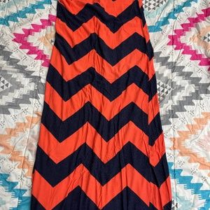 Chevron skirt